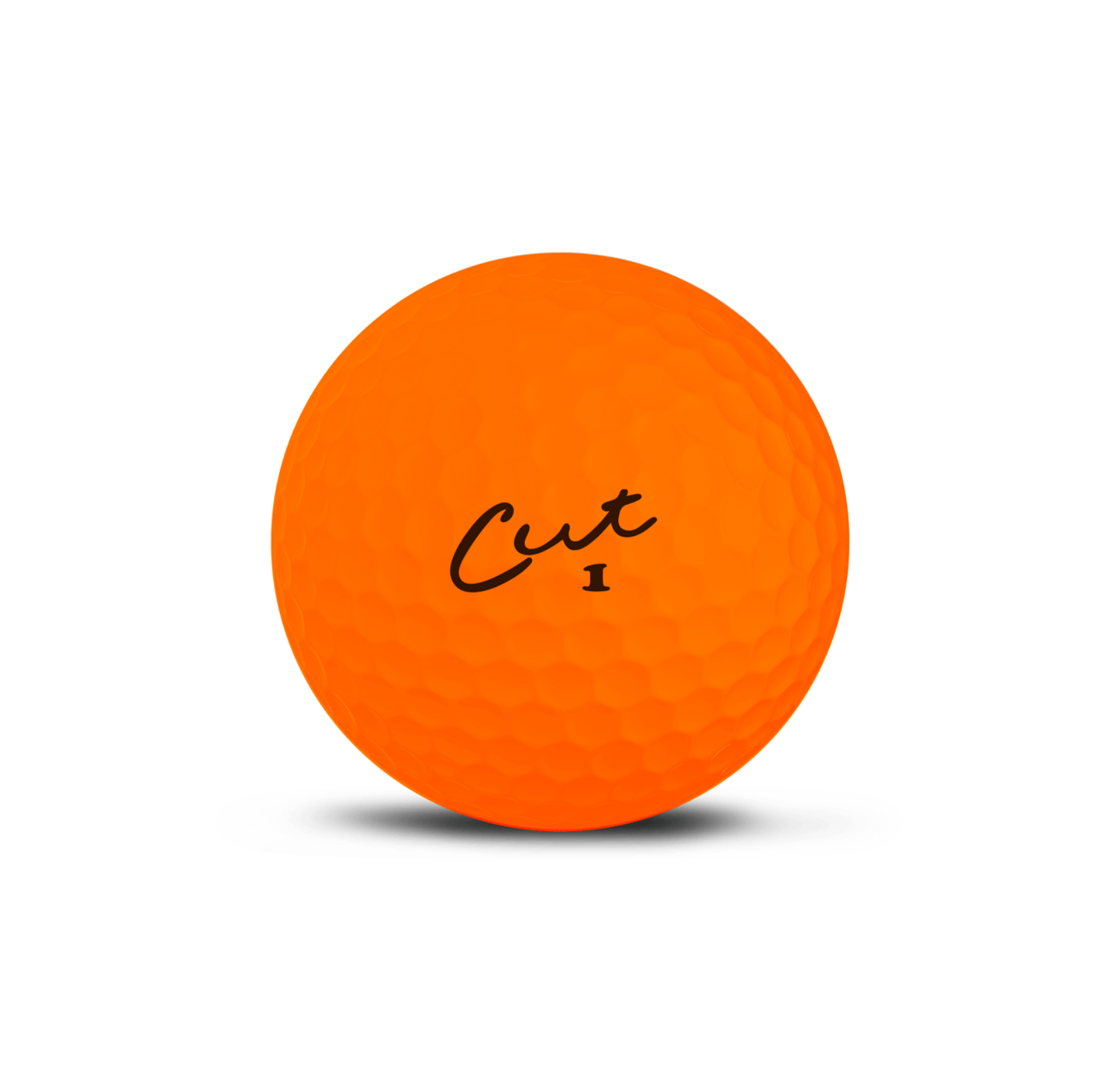 Cut Matte Orange Ball