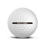 Cut Blue Golf Ball