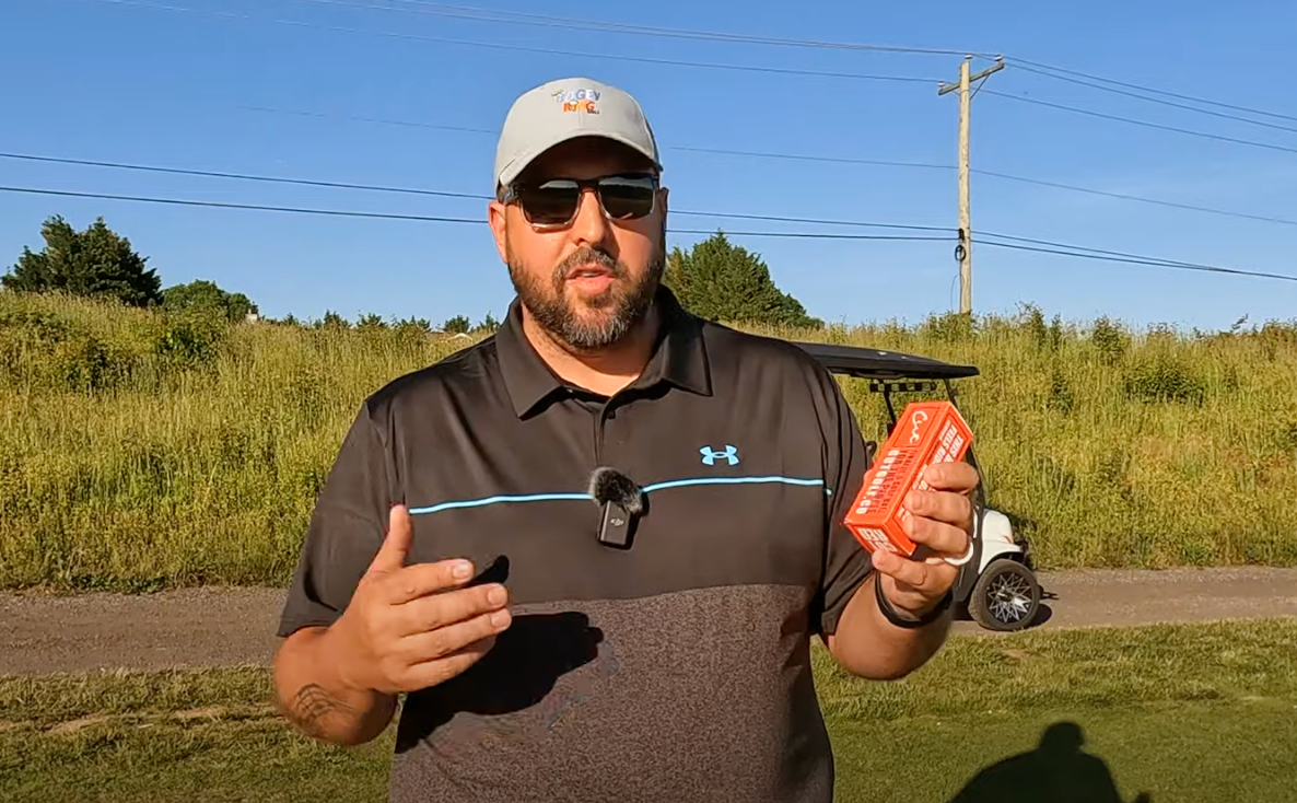 Video Cover Image Of the Bogey King Cut Red Golf Ball Review