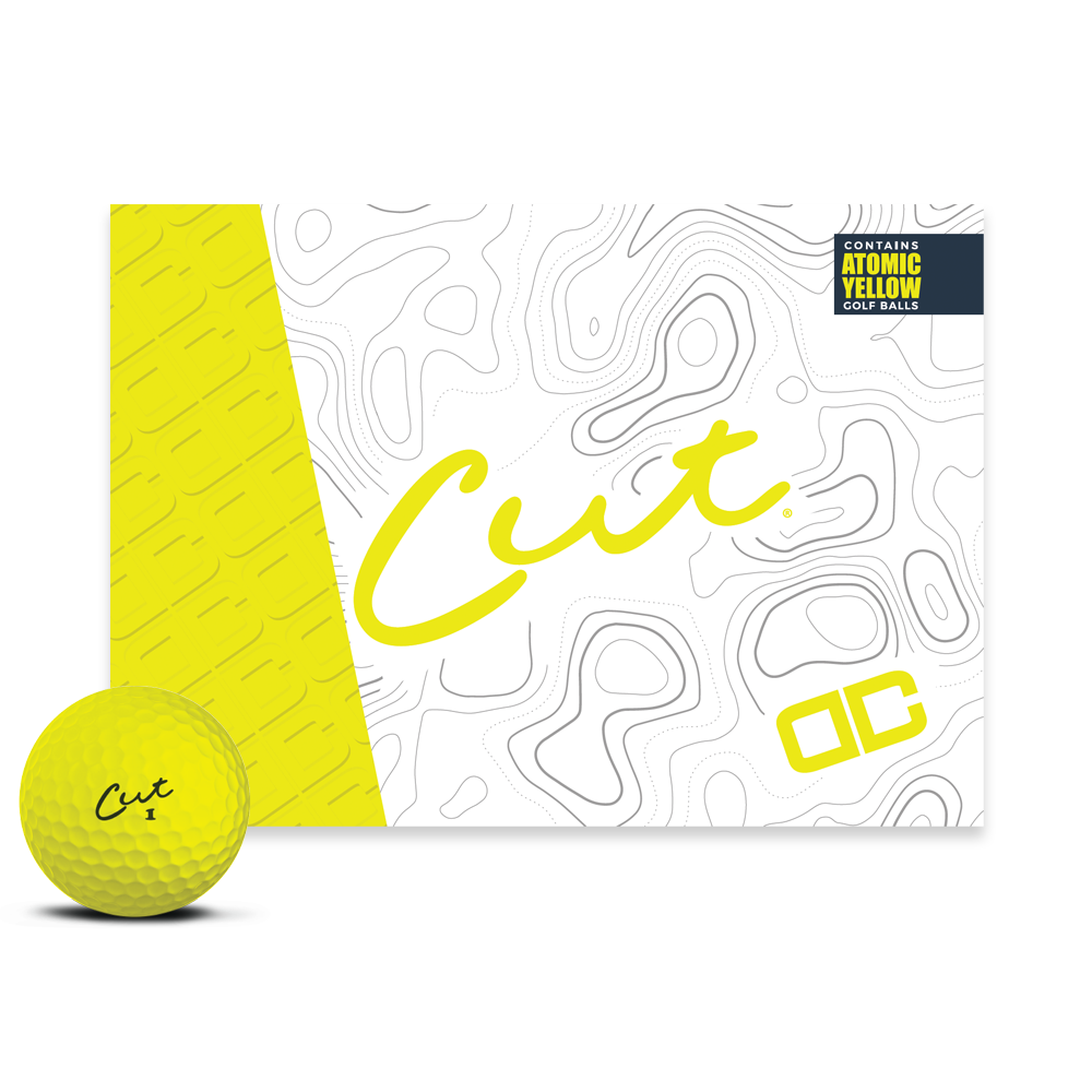 Cut DC Golf Ball Yellow Dozen