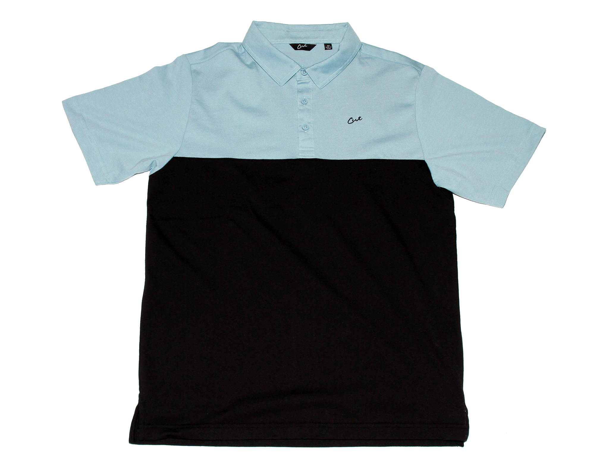 Cut Golf Logan Black Polo Shirt