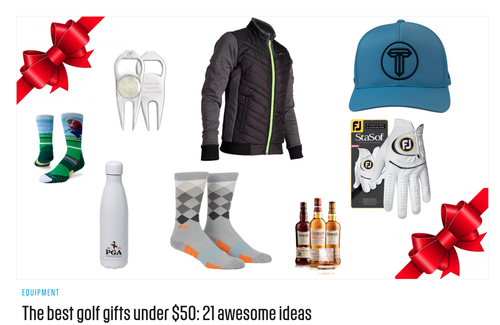 Golf.com Holiday Gift Guide Feature