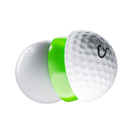 Cut Grey Golf Ball 3D