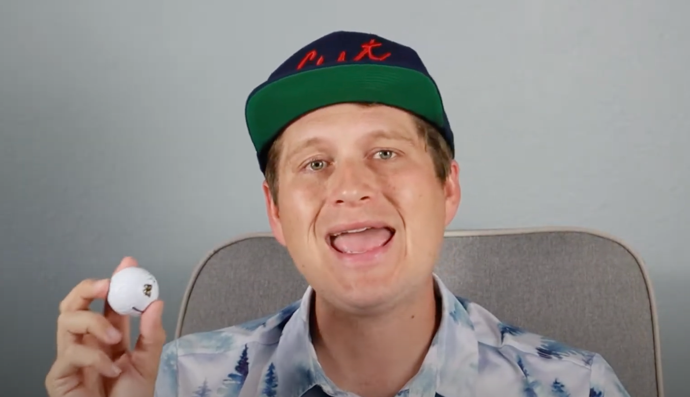 Video Cover Image Of the Golf Ball Addict Cut Red Golf Ball Review