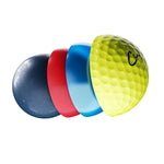 Cut DC Yellow Golf Ball Dissected In Atomic Yellow Outer Color