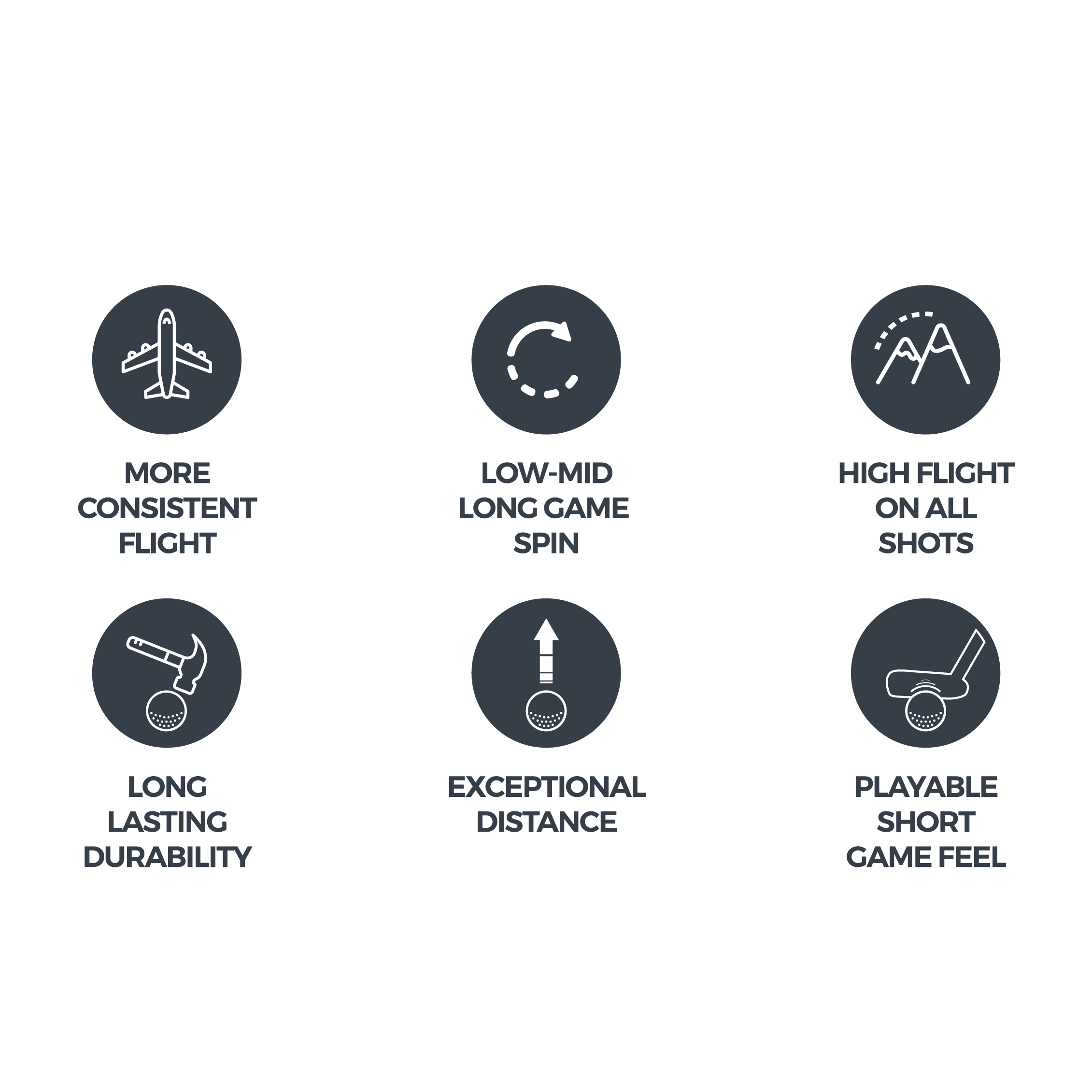 Cut Grey 3 Piece Golf Balls Cut Golf