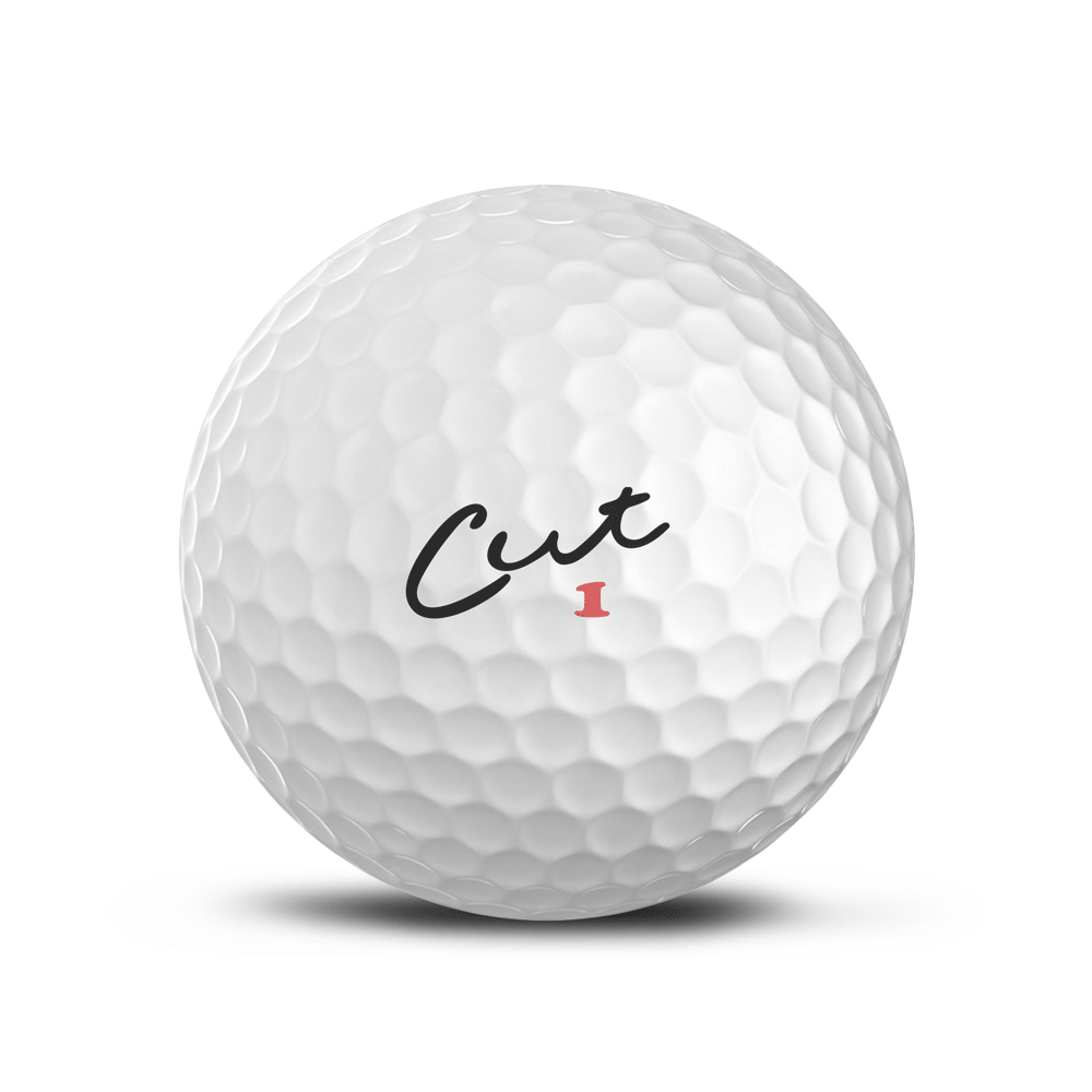 Cut Blue Golf Ball Logo