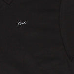 Cut Golf Logo Closeup on the Game Day Black Polo Shirt